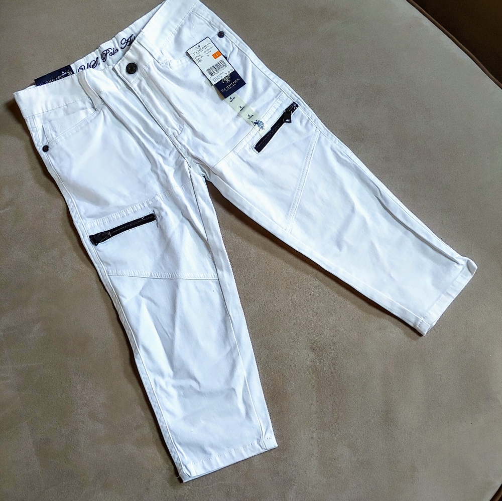U.S. Polo Assn Capri Cargo Pants NWT